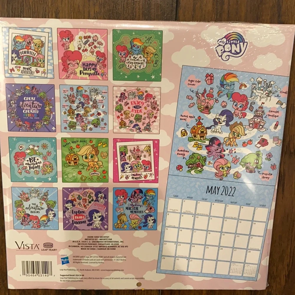 My Little Pony 2022 16-Month Wall Calendar